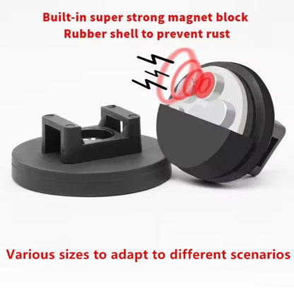 22/31/36/43mm Starker Magnet Magnetische Basis Feste Kabelbinder-Halterung Sattelförmig Mit Kabelbindern Kabelschnallen Rohrhalterung