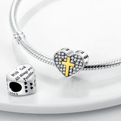Charms aus 925er-Sterlingsilber, romantische Herz-Serie, Perlen, passend für Qikaola 925 Original-Armbänder, DIY-Schmuck zum Muttertag, Geschenke