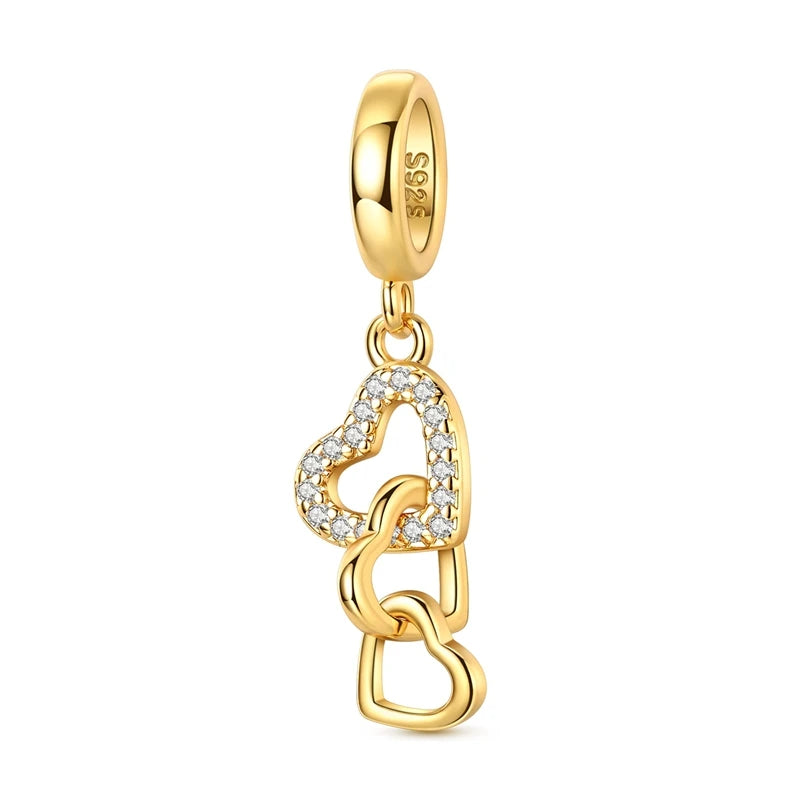 Charms-Perlen aus 925er-Sterlingsilber, Golden Retriever PuppyThe Whale, kann geöffnet und geschlossene Perlen, passend für DIY-Armbänder, edler Schmuck