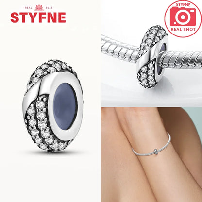 2025 S925 Silber Unendlichkeit Liebe Baumeln Charms Wie Schlange Verwickeln Perlen Fit Original Armband Diy Zubehör Edlen Schmuck Geschenke