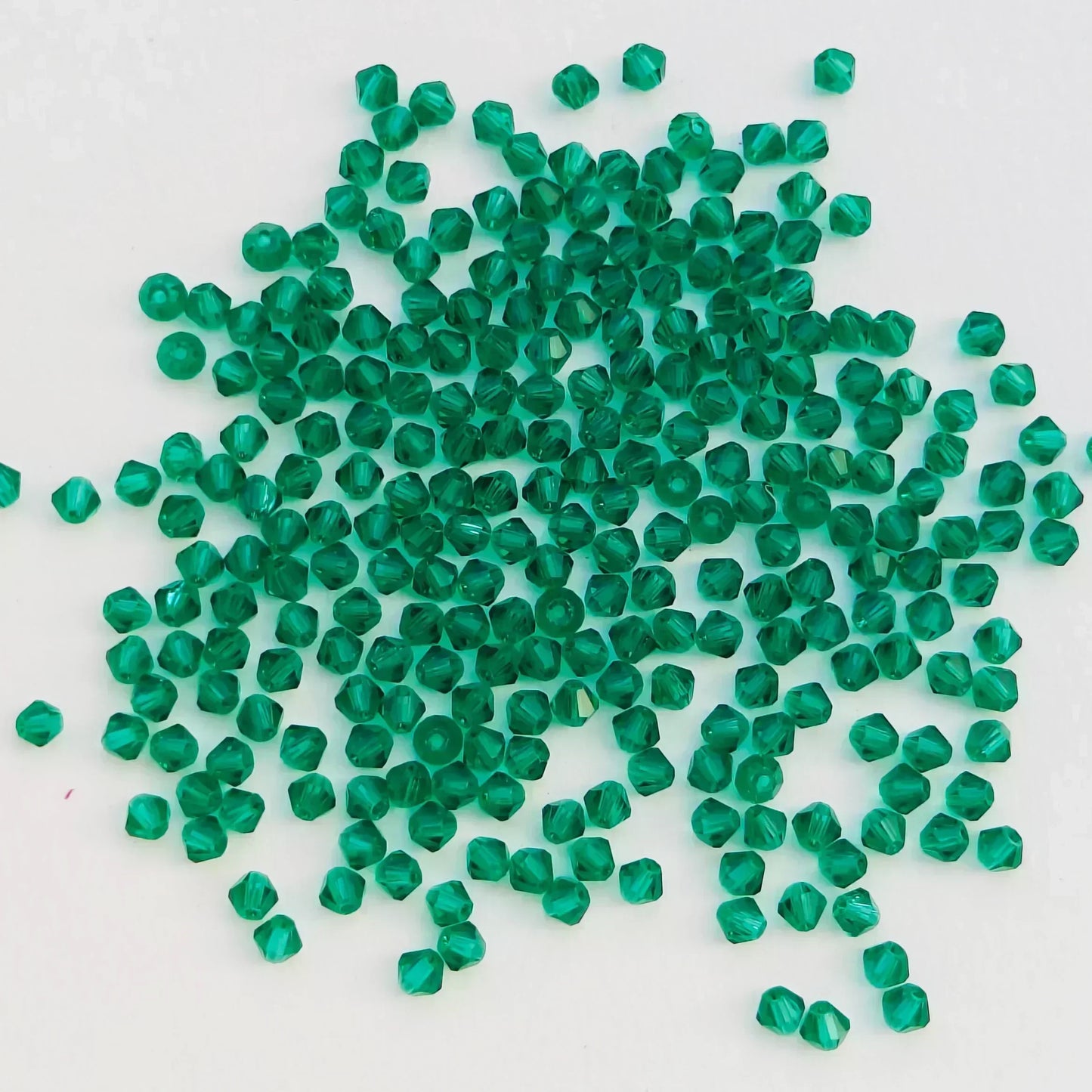 100pcs 4mm glänzende facettierte österreich Kristall perlen Bicone Perlen lose Spacer Perlen für Schmuck machen DIY Armband Halskette Anhänger