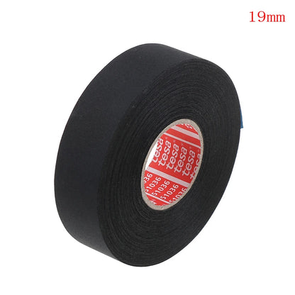 Tesa-Klebeband 51036 selbstklebender Stoff, Kabelbaum, 9 mm x 25 m, 19 mm x 25 m