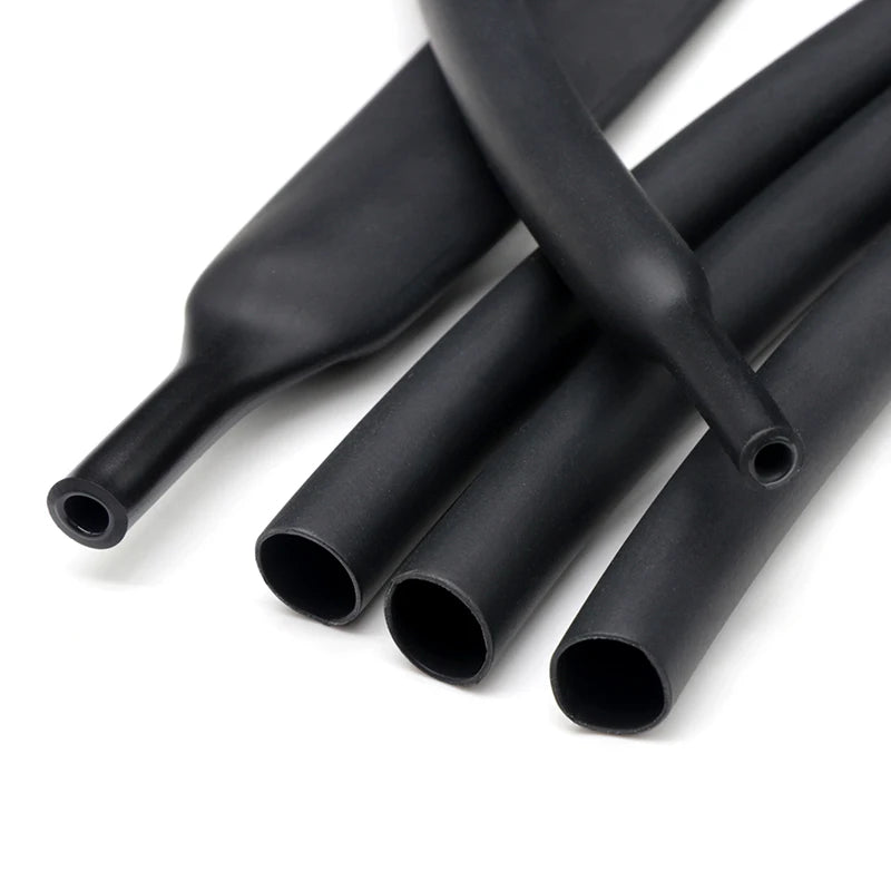 2~10M Rot Schwarz 3:1 mit Klebstoff Doppelwandiges Rohr 1,6 ~ 50mm Klebstoffbeschichtete Polyolefin-Schrumpfisolierung Kabelschutzhülle