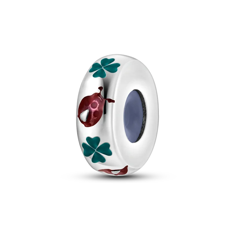 Anhänger aus 925er-Sterlingsilber, grüne Serie, Blumenbaum, Apfel-Anhänger, DIY, feine Perlen, passend für Original-Charms-Armbänder, Damenschmuck, Diy