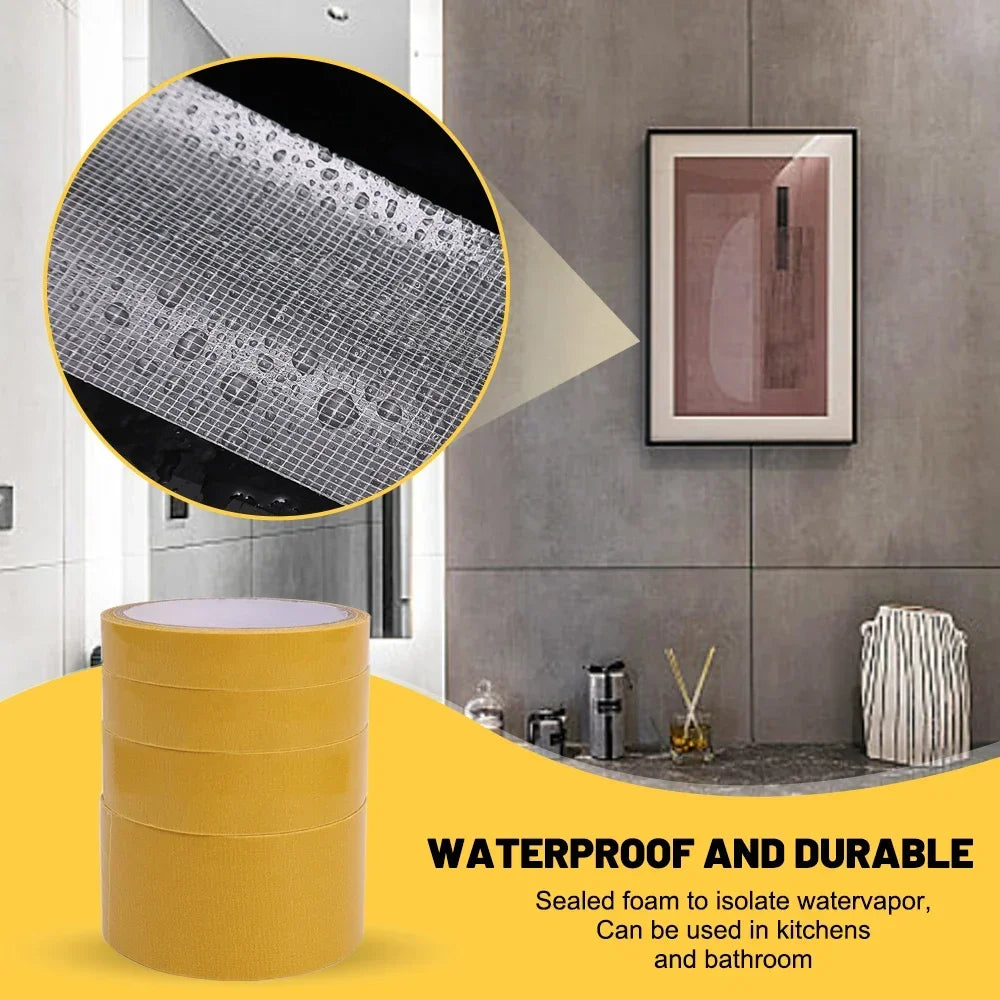 Doppelseitiges Stoffklebeband, transparent, robust, selbstklebend, Netz-Fixierbänder, wasserdicht, hochviskose Teppichaufkleber