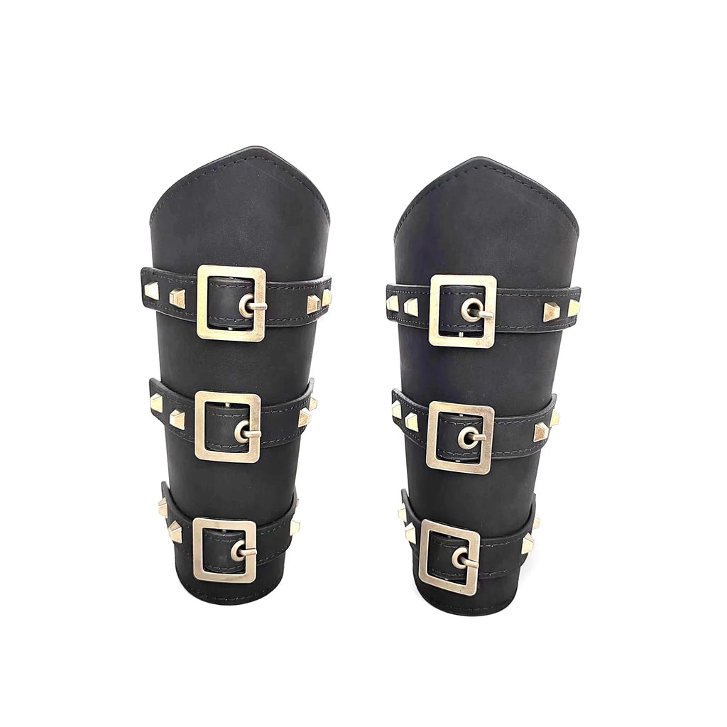 Vintage Leder Arm Punk Armband Wachen mittelalterliche Ritter Armschienen Einheitsgröße verstellbar Cosplay mittelalterliche Punk Biker Armband