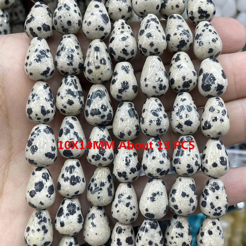 Natürliche Stein Dalmatiner Jaspis Runde Würfel Facettierte Rondelle Lose Spacer Perlen Für Schmuck Machen Charms DIY Armbänder Halskette