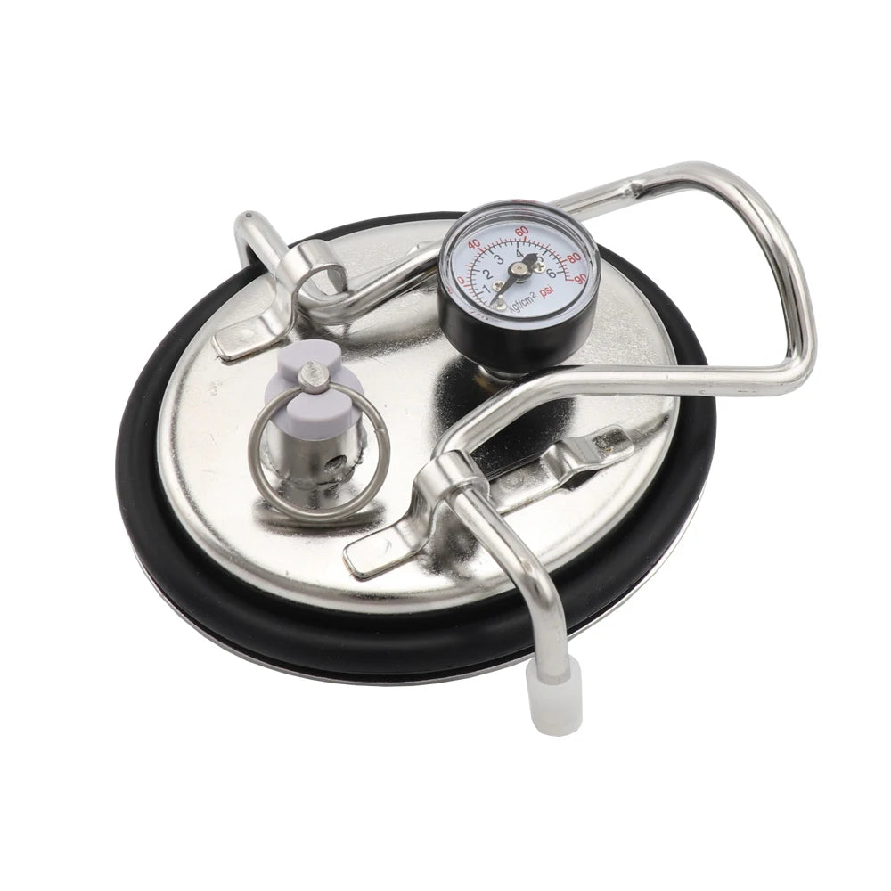 Homebrew Bier Cornelius Typ Corny Fass Deckel 0-90psi Manometer Karbon isierungs deckel mit Druck begrenzung ventil Bar Werkzeug