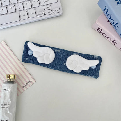 Stoff-Kabel-Organizer-Clip, süß, kausal, tragbar, Kabel-WrapTie für Ladegerät, Kopfhörer, USB-Kabel-Organizer, Reisen, unverzichtbar