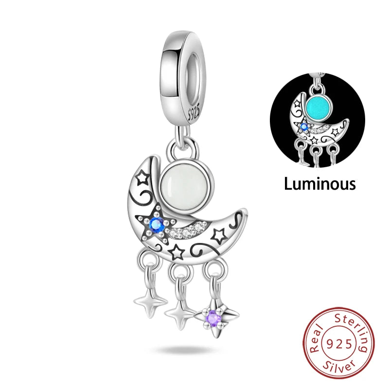 100 % 925 Sterling Silber Mode Raumfahrt Sammlung Rakete Astronaut Charms Perlen passen Qikaola Original Armband DIY Schmuck