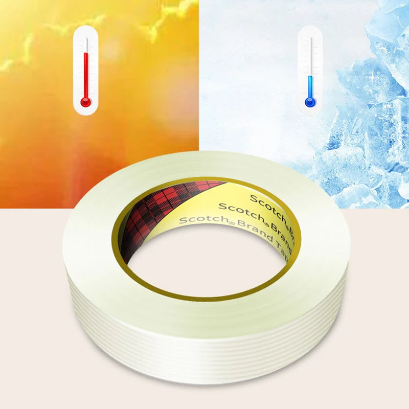 3M 8934 Faserband Transparentes Hochhaftendes Klebeband Glasfasergewebe Spurloses Selbstklebendes Faserband