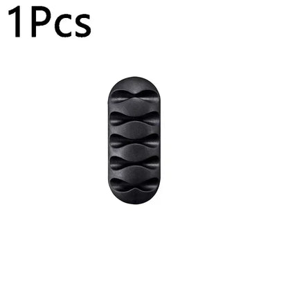 1-10PCS Klebstoff Kabel Clips Silikon Kabel Organizer Desktop Wand Ladekabel Kopfhörer Linie Mous Management USB kabel Halter