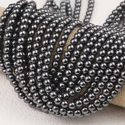 A+ Naturstein, nicht magnetisch, Hämatit, rund, lose Distanzperlen für Schmuckherstellung, DIY-Perlen, Armband, Halskette 2, 3, 4, 6, 8, 10 mm