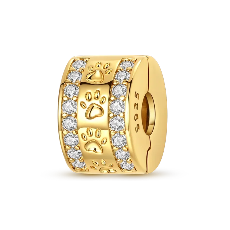 Gold-Serie, DIY-Charms, Original-Charms aus 925er-Sterlingsilber mit eingelegtem Zirkonium, Sonnen- und Leoparden-Anhänger, passend für Armbänder, Schmuck, Geschenkmarkierung