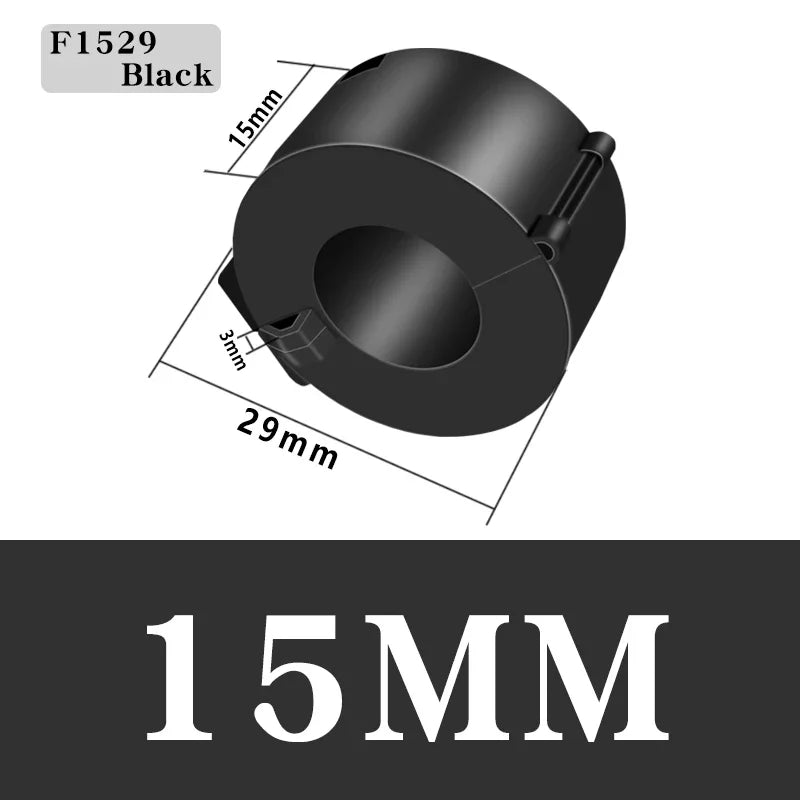 20/100PCS Ferritkern EMI Rauschunterdrücker 3,5-15mm Snap On Anti-Interferenz Schwarz RFI Filter für Kabel EMC Abschirmfilter