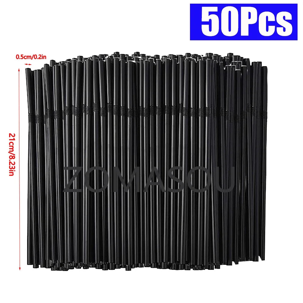 50/3000/5000pcs Trinkhalme bunte Hochzeits feier Milch Tee Bar Küche Cocktail Getränk Stroh nach Hause Cola Stroh Großhandel