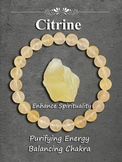 Natural Pyrite Stone Bead Bracelet for Wealth Abundance Confidence Boost Positive Energy Flow & Protective Empowerment Jewelry