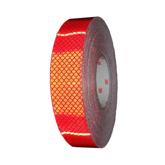 3M 4092 Red Diamond Grade Reflektierende Aufkleber Vollprismafolie Auto Fahrrad EV Sicherheitswarnstreifen