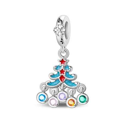 Heißer Verkauf 925er Sterlingsilber Schlitten- und Schneemann-Perlen und Kürbiskopf-Anhänger, passend für Armbänder, Weihnachts- und Halloween-Geschenke