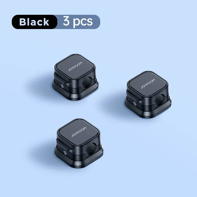 Joyroom 3/6/12PCS Magnetische Kabel Organizer Klebstoff Telefon Kabel Clip Desktop Kabel Draht Kabel Halter für Büro Schreibtisch Management