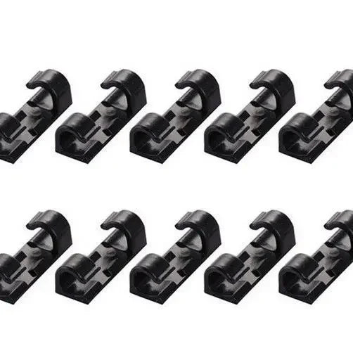 20 stücke Kabel Organizer Clips Kabel Clips Management Kabel Organizer ABS Draht Kabel Halter USB Lade Daten Linie Schutz