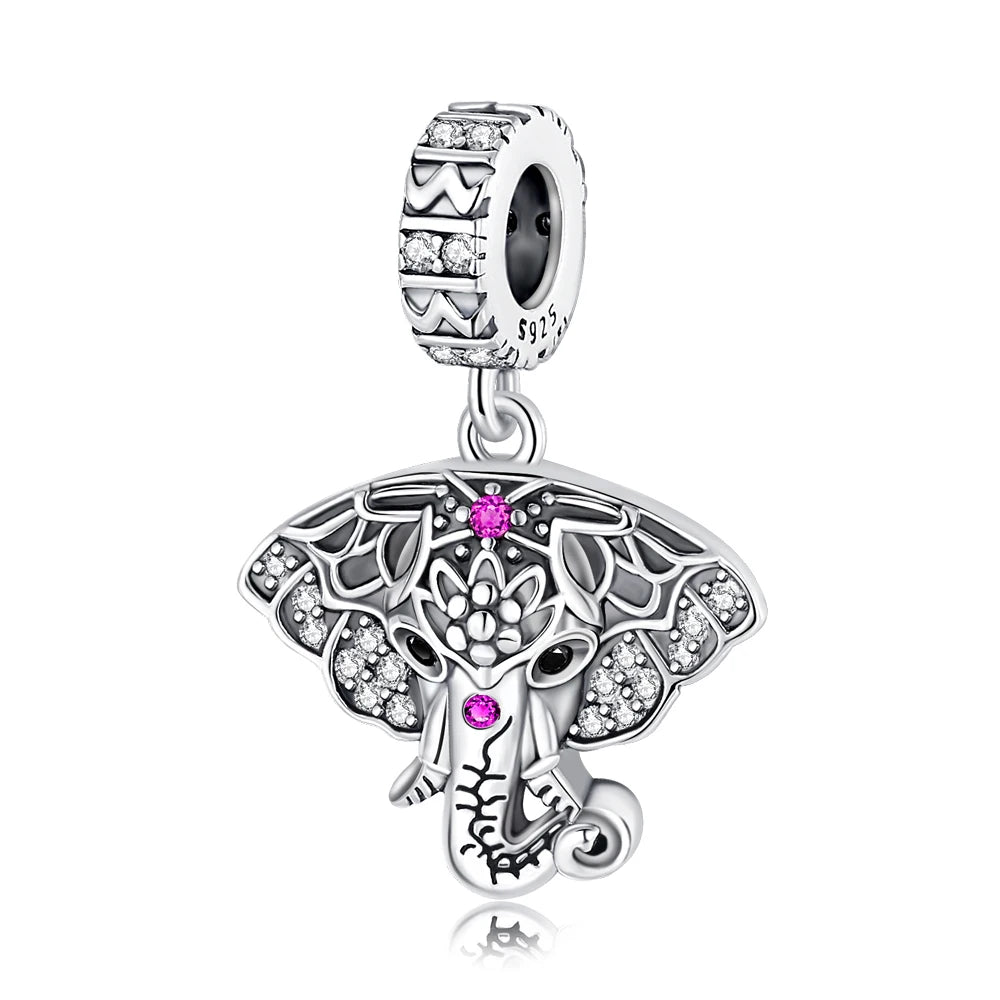 Tier-Serie, 925er-Sterlingsilber, Giraffe, Kamel, Gans, Orang-Utan, Affe, Siegel-Charm, passend für DIY-Armbänder, Halsketten, edler Schmuck, Geschenke