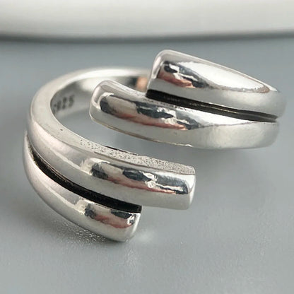 Ringe aus 925er-Sterlingsilber für Damen, Paare, minimalistisch, handgefertigt, schlicht, Retro-Blumen-Herz-Ring, edler Schmuck, Geschenk, verhindert Allergien