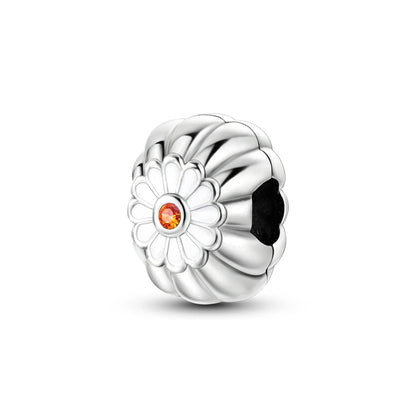 Blumen-Charms aus 925er Silber, Sonnenblumen-Tulpen-Anhänger, passend für Original-Pan-Armbänder zur Herstellung von Schmuck