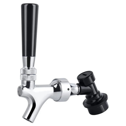 Bierhahn-Wasserhahn und verstellbarer Wasserhahn mit Verchromung, Bier-Homebrewing-Wasserhahn mit Kugelschloss