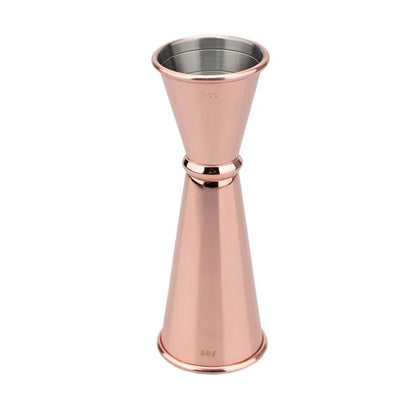 Edelstahl-Cocktail-Jigger, 30/60 ml, doppelseitiger Messbecher, Barkeeper, Werkzeug, Bar-Zubehör, Gold, Silber, Kupfer, 20/40 ml Becher