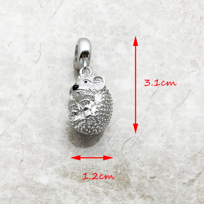 Heißer Modeschmuck, süßer Igel-Anhänger, Pullover, 925er Sterlingsilber, Geschenk für Damen und Herren