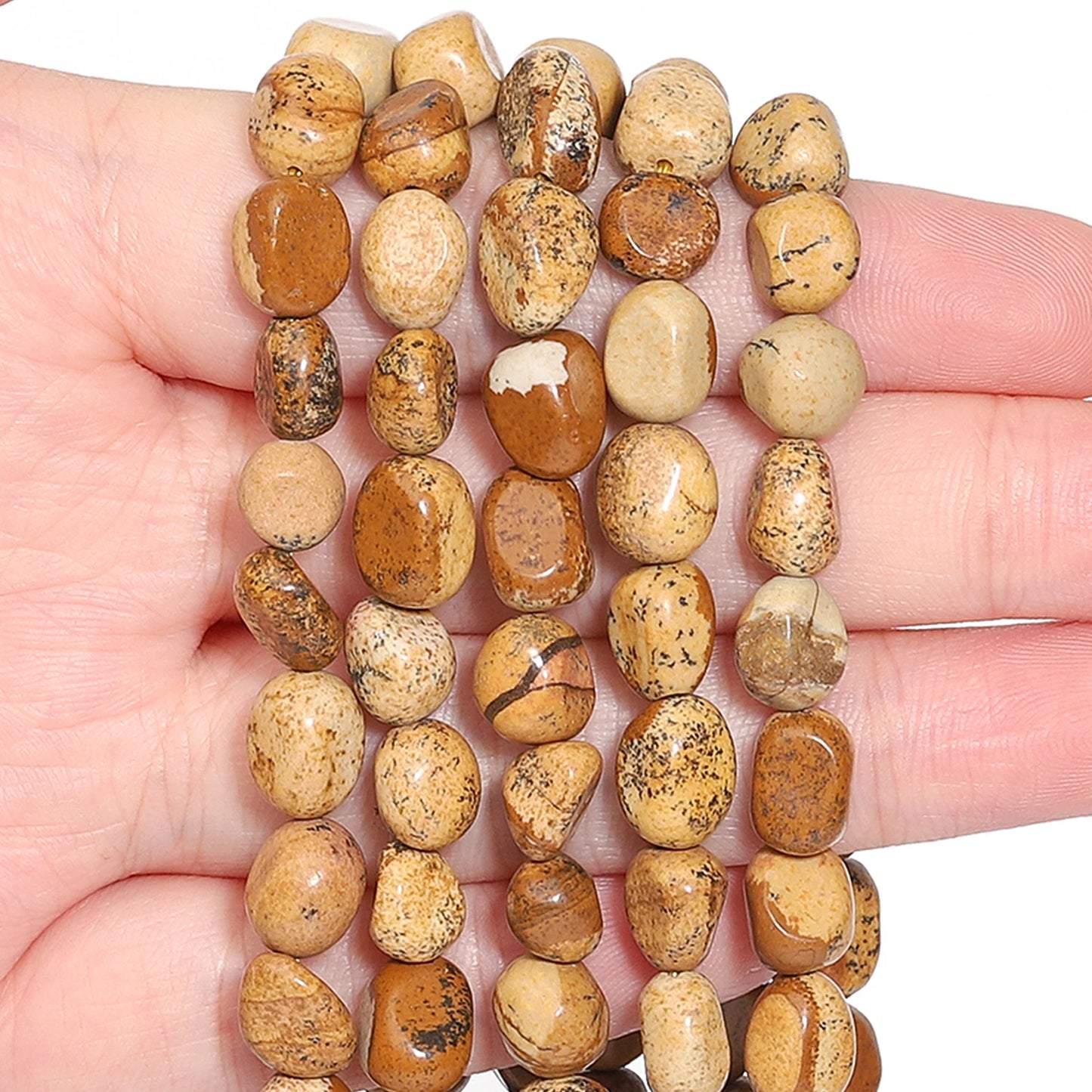 8-10mm unregelmäßige geometrische natürliche Rauchquarz stein DIY lose Perlen für Schmuck herstellung hand gefertigte Armband Accessoires