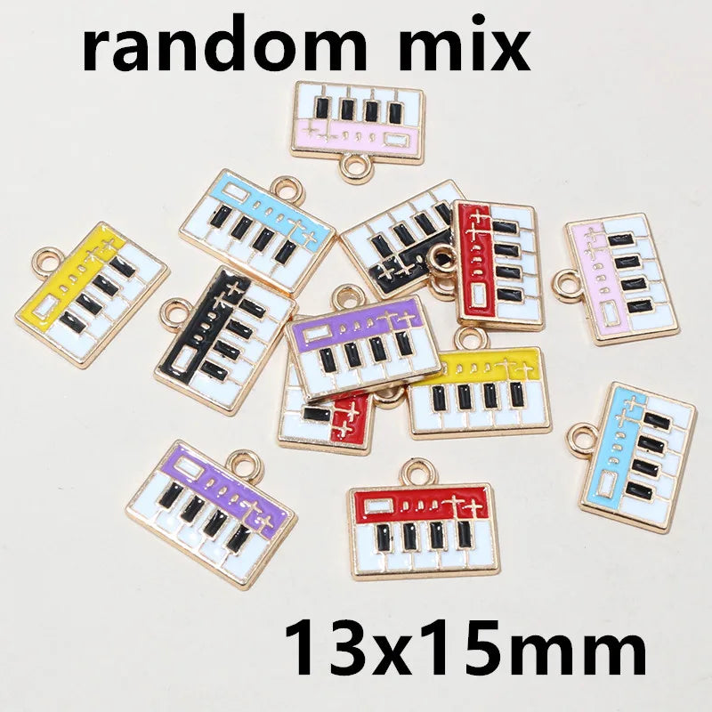 20 Stück Ozean Meeres tiere Krabben Seestern Riff Fisch Klavier Emaille Anhänger Charm Edelstahl DIY Schmuck Making Zubehör