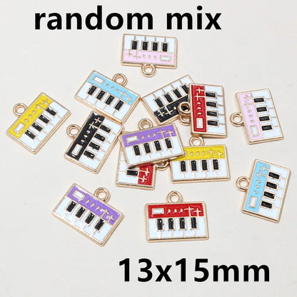 20 Stück Ozean Meeres tiere Krabben Seestern Riff Fisch Klavier Emaille Anhänger Charm Edelstahl DIY Schmuck Making Zubehör
