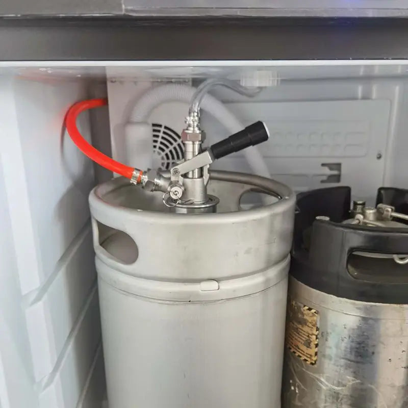 Kommerzielle Fasskupplung mit PRV-Typ S/D/A/G 304-Edelstahlsonde, vernickelter Messing-Boby