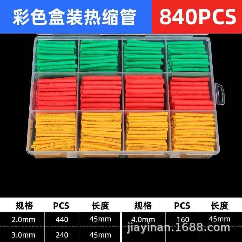 Schrumpfschlauch, thermobeständiges Rohr, Schrumpfverpackungsset, elektrischer Anschluss, Draht, Kabel, Isolierschlauch