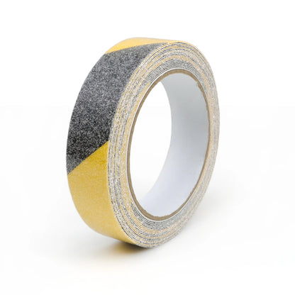 1 Rolle 5 m Anti-Rutsch-Klebeband, Breite 2,5/5,0/10 cm, Anti-Rutsch-Klebeband für Treppen und Stufen, starkes Bodenschleifband, Warnband für Gefahren, Sicherheitsband