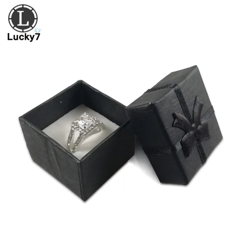 4*4*3cm 120 stücke Schmuck Boxen für Organizer Schmuck Display Verschiedene Farben Ring Box Kleine geschenk Boxen