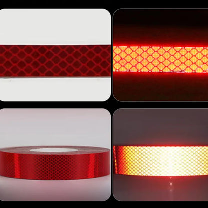 3M 4092 Red Diamond Grade Reflektierende Aufkleber Vollprismafolie Auto Fahrrad EV Sicherheitswarnstreifen