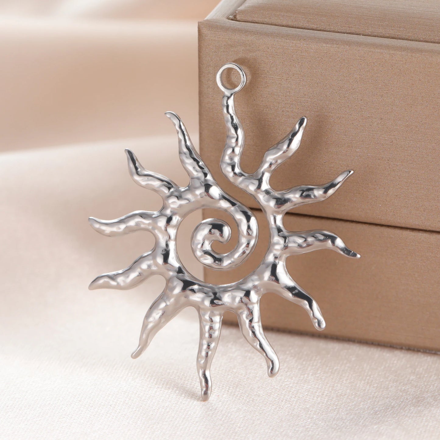 Teamer 3 teile/los Sonne Muster Charms Edelstahl Für Halskette Herstellung Von Schmuck Vintage Zubehör Gott Amulett Geschenk Neue 2026
