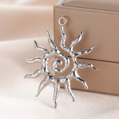 Teamer 3 teile/los Sonne Muster Charms Edelstahl Für Halskette Herstellung Von Schmuck Vintage Zubehör Gott Amulett Geschenk Neue 2026