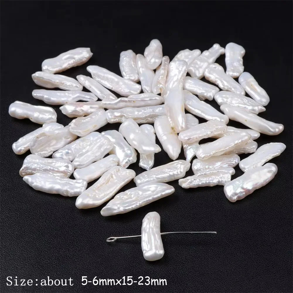 Unregelmäßige Natürliche Perle Perlen Charms Kreuz Runde Barocke Perle Lose Perlen Für Schmuck Machen DIY Anhänger Armband Ohrringe