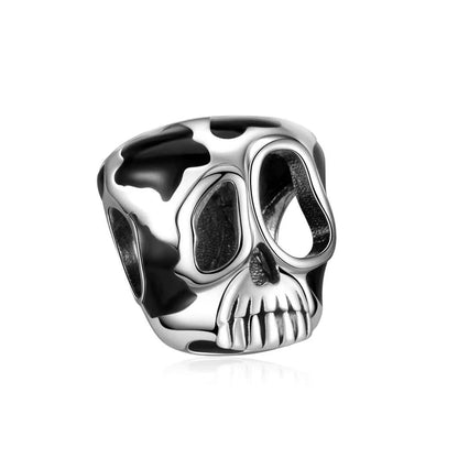 Funkelnde Edelsteinperlen aus 925er-Sterlingsilber mit eingelegten Edelsteinen und baumelnder Charm mit unendlichem Knoten, passend für Schlangenarmband, Boutique-Halskette, schönes Geschenk