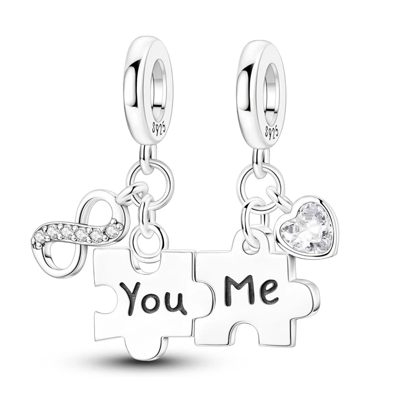Charms aus 925er-Sterlingsilber, Flugzeug, Reisepass, Elefant, Perlenanhänger, passend für Original-Armbänder, für Frauen, Geburtstag, Modeschmuck, Geschenk