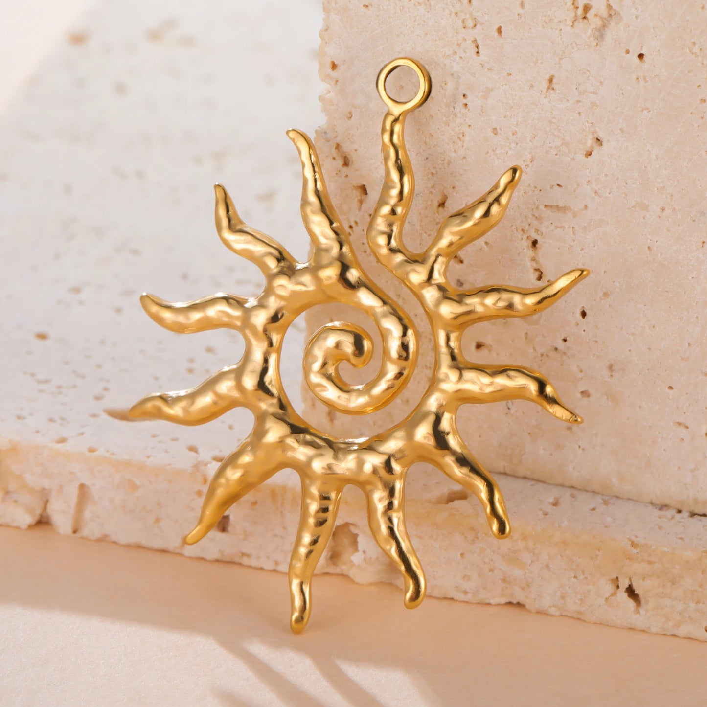 Teamer 3 teile/los Sonne Muster Charms Edelstahl Für Halskette Herstellung Von Schmuck Vintage Zubehör Gott Amulett Geschenk Neue 2026
