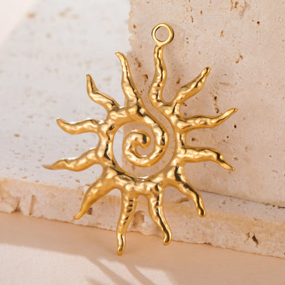 Teamer 3 teile/los Sonne Muster Charms Edelstahl Für Halskette Herstellung Von Schmuck Vintage Zubehör Gott Amulett Geschenk Neue 2026
