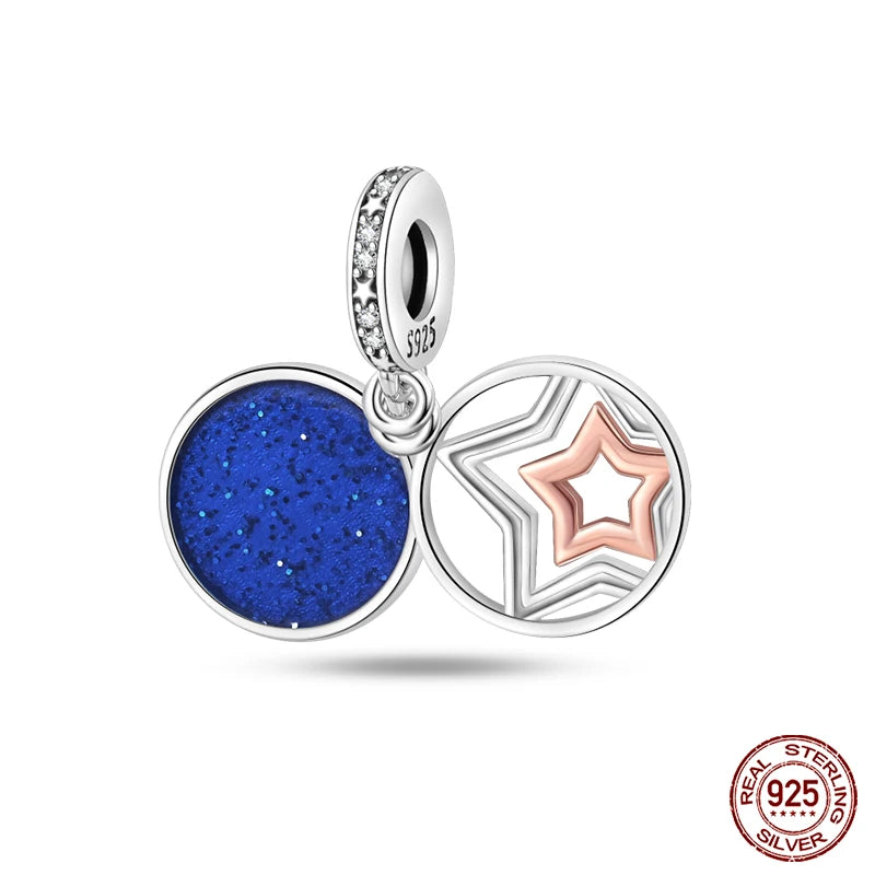100 % 925 Sterling Silber Mode Raumfahrt Sammlung Rakete Astronaut Charms Perlen passen Qikaola Original Armband DIY Schmuck