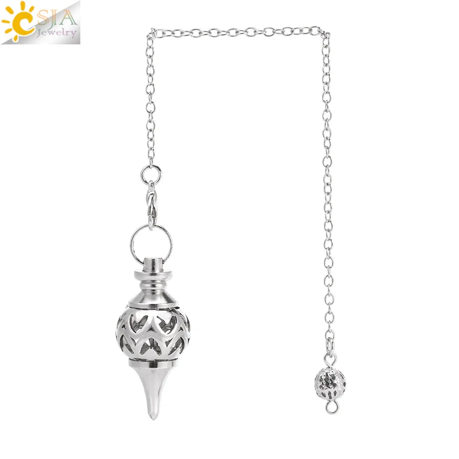 Kupfer-Anhänger, Metallpendel zum Wünschelfen, Wahrsagen, Scrying, Meditation, Chi, ausgleichender Körperheilung, Chakra, spirituelles Pendulo H202
