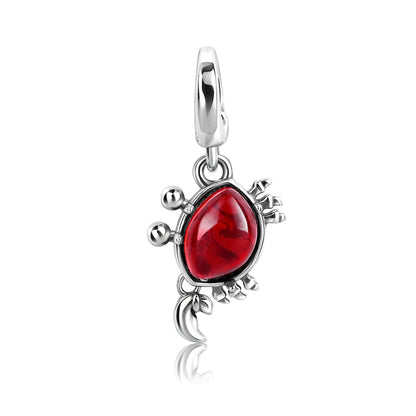 Beliebter Charm-Anhänger aus 925er-Sterlingsilber mit Delfin, sicherer Kette, Muschel und Qualle, passend für Armbänder, exquisites Strandparty-Geschenk