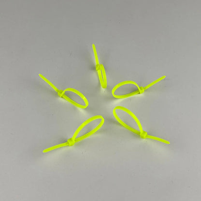 Fluor zierend grün/hellgrün Nylon Kabelbinder Farbe Kunststoff 3*100